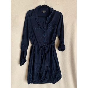 Denim Button Up Dress